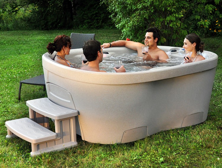 A hot tub